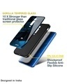 Shop Polygonal Blue Box Printed Premium Glass Case For Redmi 11 Prime (Shock Proof,Scratch Resistant)-Design