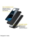 Shop Polygonal Blue BoxPremium Glass Case for Samsung Galaxy S23 Plus 5G (Shock Proof, Scratch Resistant)-Design