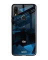 Shop Polygonal Box Printed Premium Glass Cover for Xiaomi Redmi Note 7 Pro (Shock Proof, Lightweight)-Front