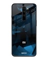 Shop Polygonal Printed Premium Glass Cover for Xiaomi Redmi Note 8 Pro (Shock Proof, Lightweight)-Front