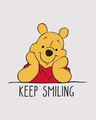 Shop Pooh Keep Smiling Boyfriend T-Shirt (DL)