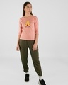 Shop Pooh Keep Smiling Round Neck 3/4th Sleeve T-Shirt (DL)-Design