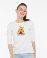 Shop Pooh Keep Smiling Round Neck 3/4th Sleeve T-Shirt (DL)-Front