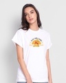Shop Pooh Rise & Shine Boyfriend T-Shirt (DL) White-Front