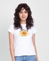 Shop Pooh Rise & Shine Half Sleeve T-Shirt (DL) White-Front