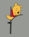 Shop Pooh Zip Boyfriend T-Shirt (DL)-Full