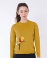Shop Pooh Zip Light Sweatshirt (DL)-Front