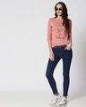 Shop Pool Blue Mid Rise Stretchable Women's Jeans-Full