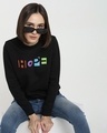 Shop Pop Hope Fleece Sweatshirt-Front