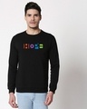 Shop Pop Hope Fleece Sweatshirt Black-Front