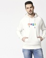 Shop Pop Hope Stylised Panel Sweatshirt Hoodie-Front
