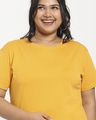 Shop Popcorn Yellow Boyfriend T-Shirt