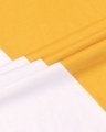 Shop Men's Popcorn Yellow & White Color Block T-shirt