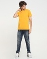 Shop Popcorn Yellow Half Sleeve T-Shirt-Full