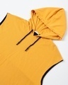 Shop Popcorn Yellow Hoodie Vest