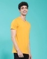 Shop Popcorn Yellow V-Neck T-Shirt-Design