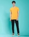 Shop Popcorn Yellow V-Neck T-Shirt
