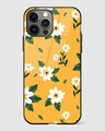 Shop Poppy Pattern Floral Premium Glass Case for Apple iPhone 15 Pro-Front