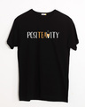 Shop Positivity Half Sleeve T-Shirt-Front