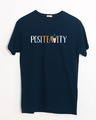 Shop Positivity Half Sleeve T-Shirt-Front
