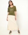 Shop Possibilities Women's Elbow Sleeve Round Neck T-shirt-Design