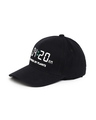 Shop Unisex Black Powered By 420 Baseball Cap-Full