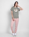 Shop Powered by sarcasm Boyfriend T-Shirt Meteor Grey (LTL)-Design