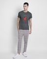 Shop Powerful People Half Sleeve T-Shirt Nimbus Grey-Design