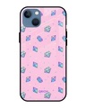 Shop Pretty Diamond Pattern Premium Glass Case for Apple iPhone 13 (Shock Proof, Scratch Resistant)-Front