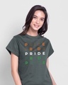 Shop Pride India Boyfriend T-Shirt Nimbus Grey-Front