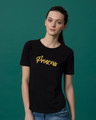 Shop Princess Basic Round Hem T-Shirt-Front