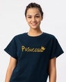 Shop Princess Girl Boyfriend T-Shirt-Front