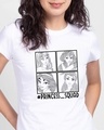 Shop Princess Squad Half Sleeve Printed T-Shirt-Front