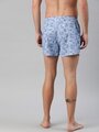 Shop Pack of 2 Men's Blue & Black All Over Printed Woven Boxers-Design