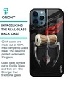 Shop Printed Silicon Glass Cover For iPhone 12 Pro Max (Light Weight, Impact Resistant)-Design