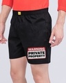 Shop Private Property Side Printed Boxer-Front