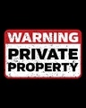 Shop Private Property Side Printed Boxer