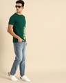 Shop Men's Green Problem Solved Typography T-shirt-Design