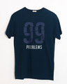 Shop Problems Ain't Half Sleeve T-Shirt-Front