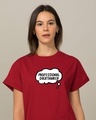 Shop Professional Overthinker Boyfriend T-Shirt-Front