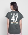Shop Proud Indian 47 Boyfriend T-Shirt Nimbus Grey-Design