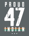 Shop Proud Indian 47 Boyfriend T-Shirt Nimbus Grey