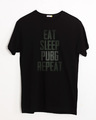 Shop Pubg Repeat Half Sleeve T-Shirt-Front