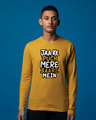Shop Puch Mere Baare Mein Full Sleeve T-Shirt-Front