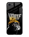Shop Pug In Winter Premium Glass Case for Apple iPhone SE 2020 (Shock Proof, Scratch Resistant)-Front