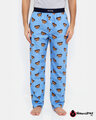Shop Pug Pyjamas Blue-Front