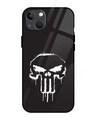 Shop Punisher Premium Glass Cover for Apple iPhone 13-Front