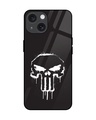 Shop Punisher Premium Glass Cover for Apple iPhone 15-Front