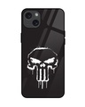 Shop Punisher Premium Glass Cover for Apple iPhone 15 Plus-Front