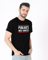 Shop Punjab's Most Wanted Half Sleeve T-Shirt-Design